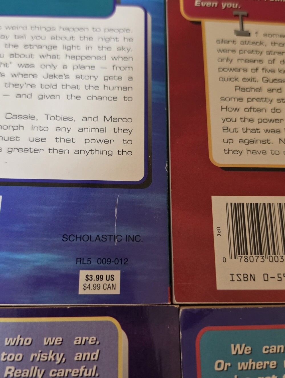 Animorphs Books 1-4 By K.A. Applegate Paperback - Picture 3 of 13